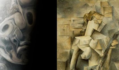 Nasa homenageia Picasso com imagem cubista captada de Júpiter
