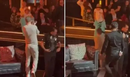 Ex-Barcelona, Piqué cai de altura de quase dois metros durante evento no México; veja vídeo