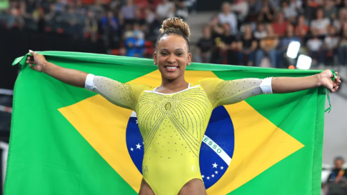 Rebeca Andrade conquista ouro no Pan de Santiago