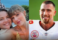 Selena Gomez está preocupada com o namoro de Taylor Swift e Travis Kelce, diz site