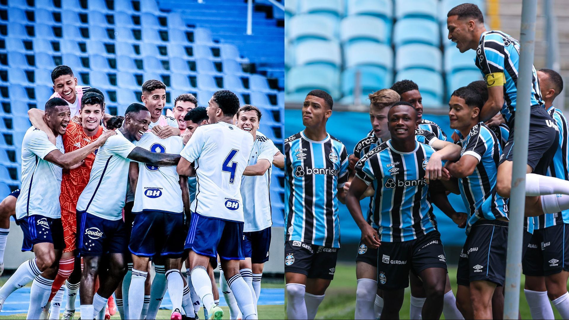 Cruzeiro e Grêmio decidem a Copa do Brasil Sub-20