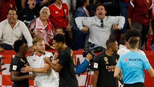 Vinicius Júnior foi vítima de racismo em jogo contra o Sevilla, por LALIGA