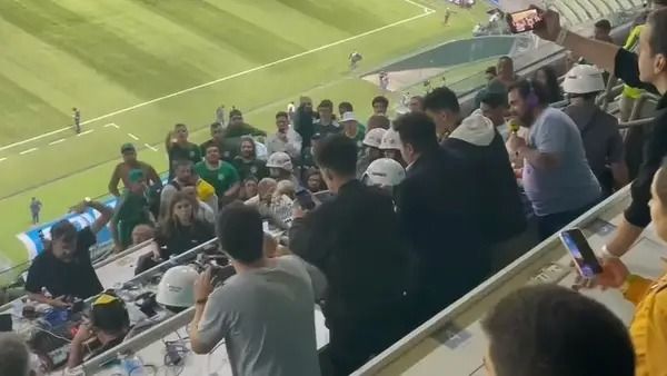 Confusão na tribuna de imprensa após Palmeiras x Boca Juniors