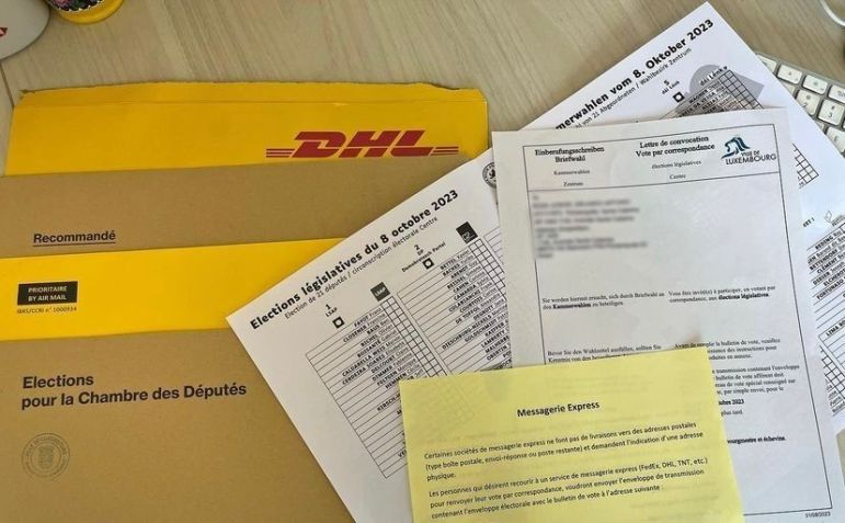 Modelo de voto por correio nas Eleições de Luxemburgo / Divulgação