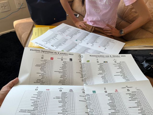 Modelo de votação por correspondência para eleições de Luxemburgo / Divulgação