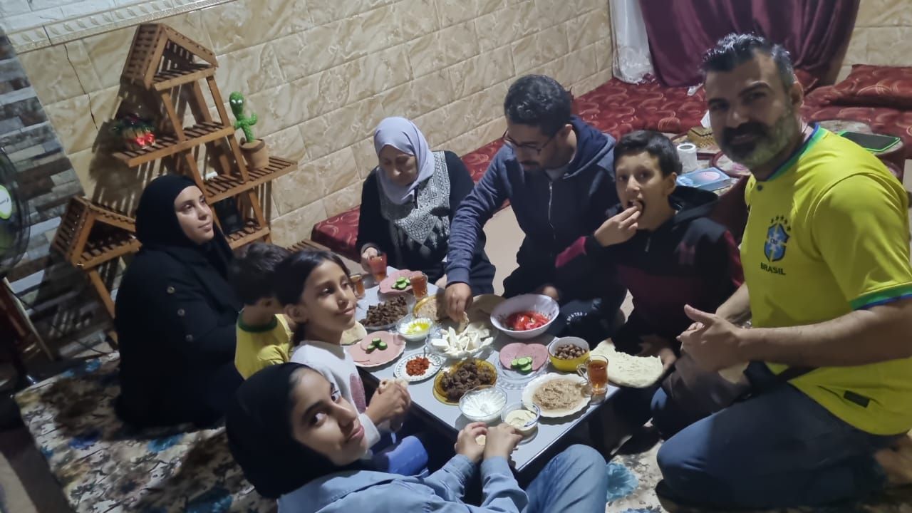 Alojamento de brasileiros em Rafah que aguardam para entrar no Egito