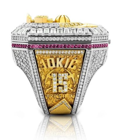 O anel de campeão foi feita pela Jason's Jewelry e entregue ao Denver Nuggets / Divulgação/Jason's Jewelry