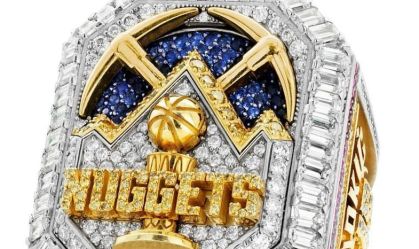 O anel de campeão foi feita pela Jason's Jewelry e entregue ao Denver Nuggets