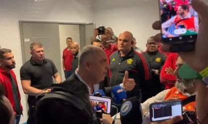 Marcos Braz na Arena do Grêmio