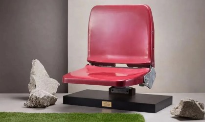Assento do Camp Nou que está sendo vendido pelo Barcelona