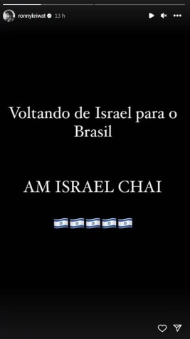 Ator de "Avenida Brasil" consegue deixar Israel / Reprodução/Instagram
