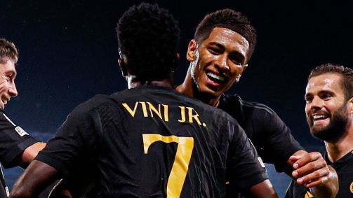 Bellingham e Vini Jr se destacaram na vitória do Real Madrid sobre o Napoli