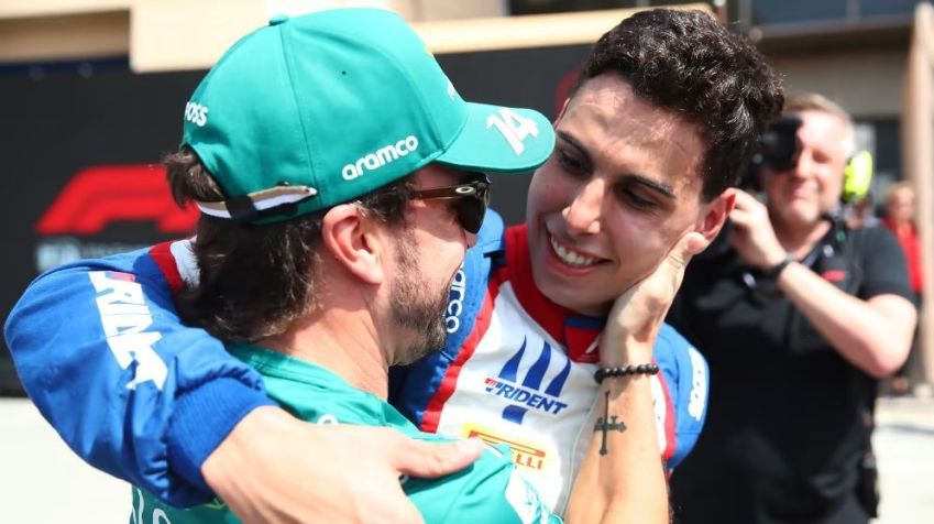 Gabriel Bortoleto é da agência que tem Fernando Alonso como dono / Divulgação/Fórmula 1
