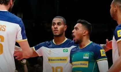 Jogadores do Brasil durante a derrota para a Alemanha