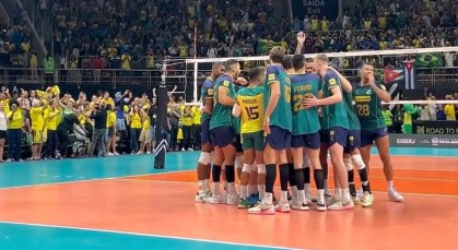 Brasil volei cuba