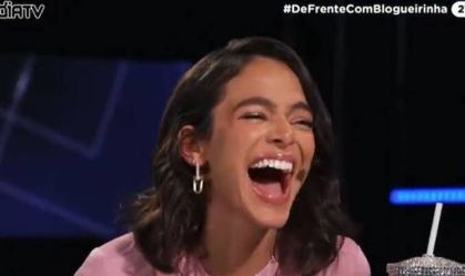 Bruna Marquezine caiu na gargalhada e internautas reagiram na web