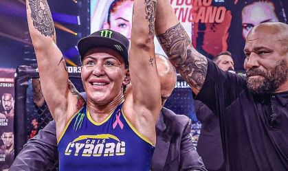Brasileira Cris Cyborg ganha prêmio milionário após nocaute no MMA