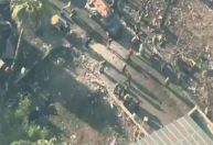 Israel divulga vídeo de drone que mostra supostos danos em área de hospital em Gaza