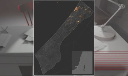 Imagem de destaque do post: Análise de imagens de satélite pela CNN mostra mapa de destruição em Gaza; veja