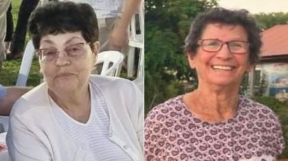 Reféns israelenses libertadas pelo Hamas, Nurit Cooper, 79, e Yocheved Lifshitz, 85