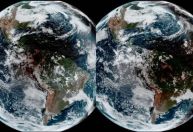 Imagens de satélite mostram sombra da Lua sobre Brasil durante eclipse; veja