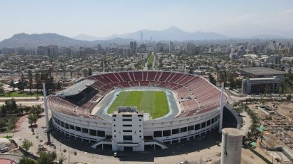 Estádio Nacional, em Santiago
