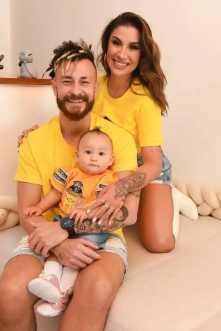 Fred, Bianca Andrade e o filho / Reprodução/Instagram