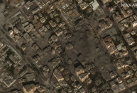 Guerra de Israel: novas imagens de satélite mostram devastação em Gaza