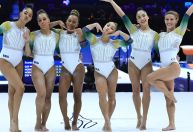 Com Rebeca Andrade, equipe feminina de ginástica se classifica para Paris 2024
