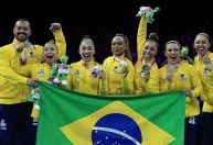 Histórico! Brasil é prata no Mundial de ginástica artística por equipes feminina