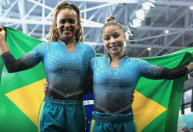 Rebeca Andrade ganha mais um ouro e Flávia Saraiva fica com a prata