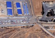 Imagens de satélite mostram caminhões saindo de Gaza na passagem de Rafah; veja