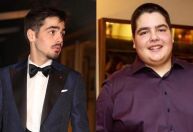 João Guilherme, filho de Faustão, mostra antes e depois de perder 75 quilos
