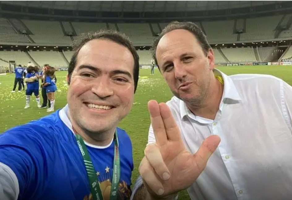 Marcelo Paz e Rogério Ceni: casamento com idas e voltas. / Reprodução / Instagram