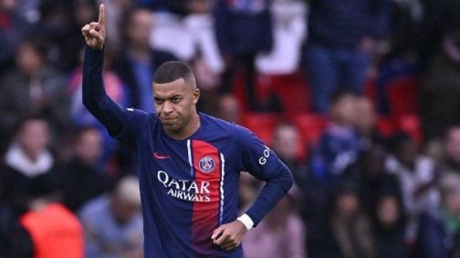Mbappé em partida do Paris Saint-Germain