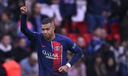 Mbappé em partida do Paris Saint-Germain