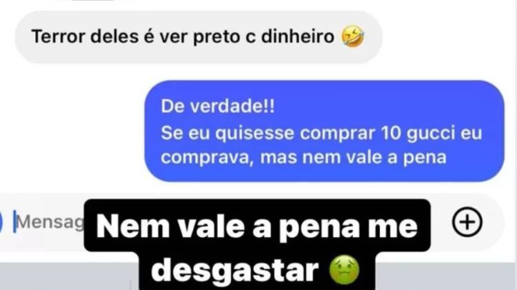 Dhully Zanela foi apoiada pelos seguidores / Reprodução/Instagram