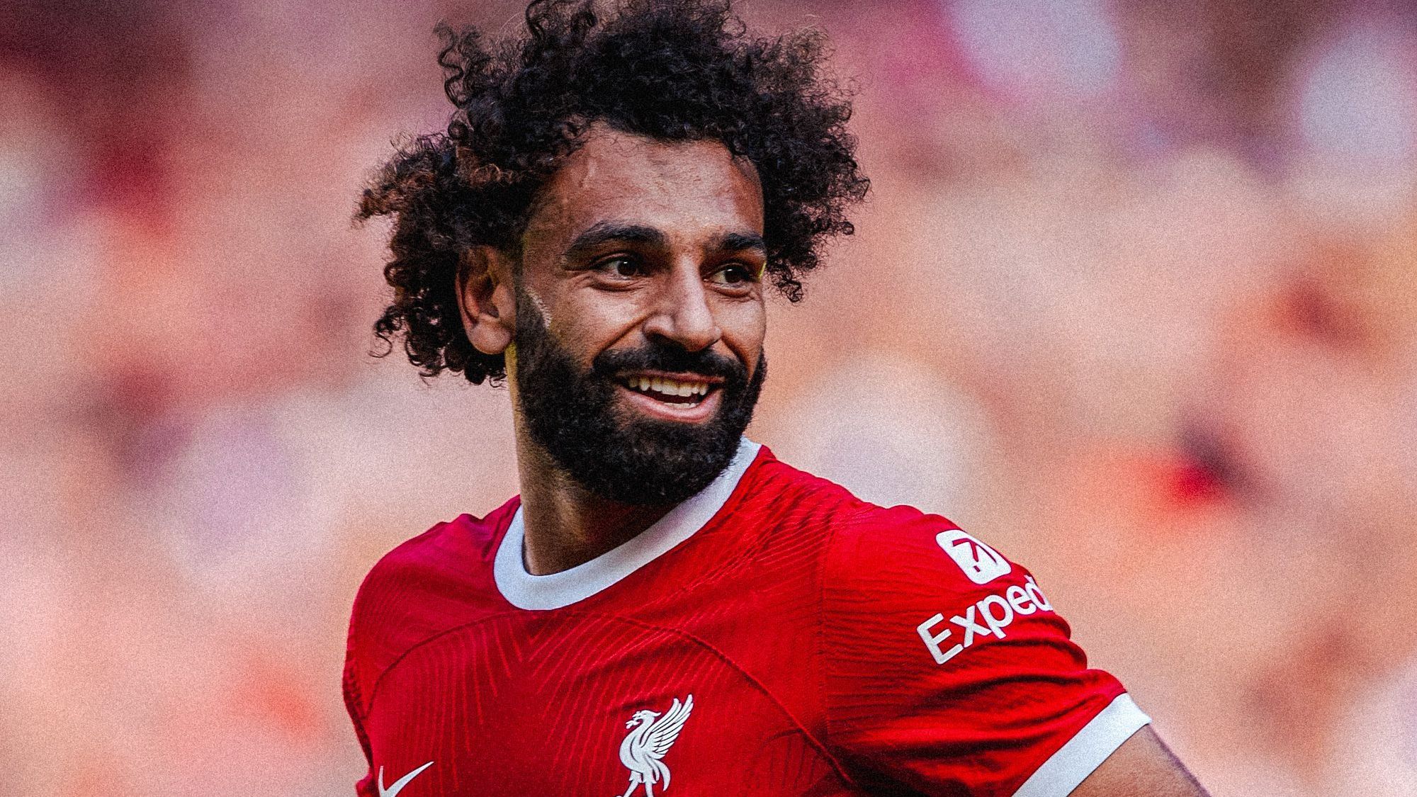 Mohamed Salah em campo pelo Liverpool