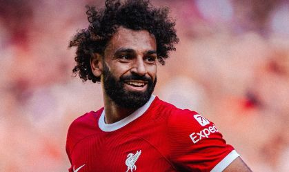 Mohamed Salah em campo pelo Liverpool