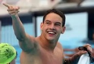 Natação no Pan de Santiago: Guilherme Caribé é ouro nos 100m livre