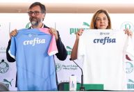 Palmeiras vai usar uniforme bicolor rosa e azul contra o Atlético-MG; veja fotos