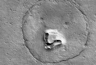 Lembra do “urso” em Marte? Nasa explica o que é a formação