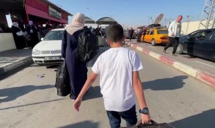 Palestinos em Rafah