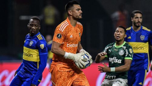 Romero, goleiro do Boca Juniors, foi herói no Allianz Parque