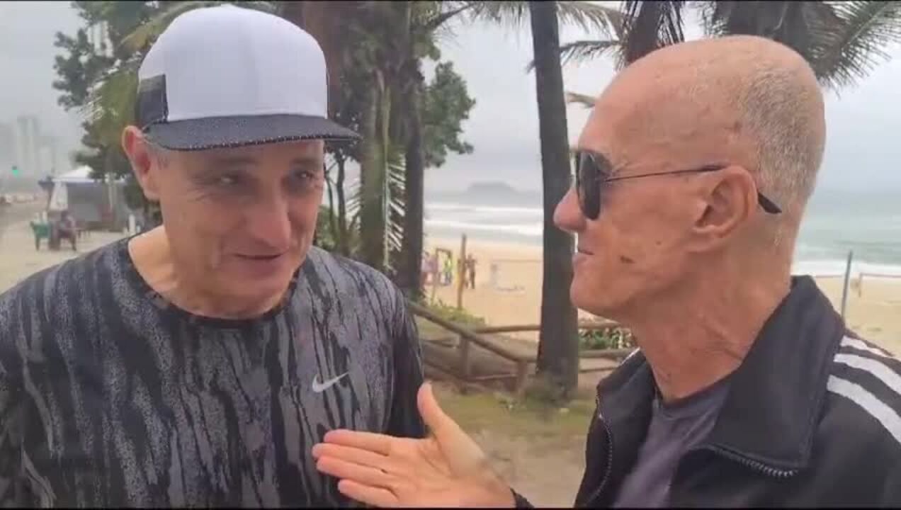 Tite encontra com Amin Khader no Rio de Janeiro