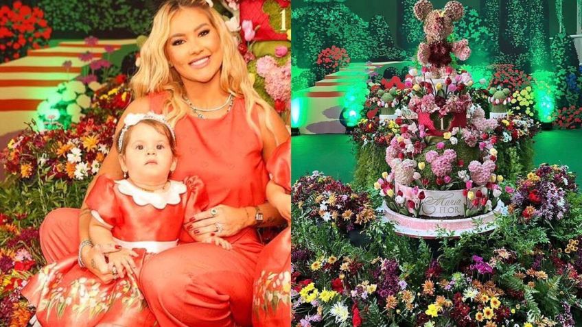 Bolo do aniversário de Maria Flor foi inspirado nos parques da Disney • Reprodução/Instagram/Reprodução/Divulgação