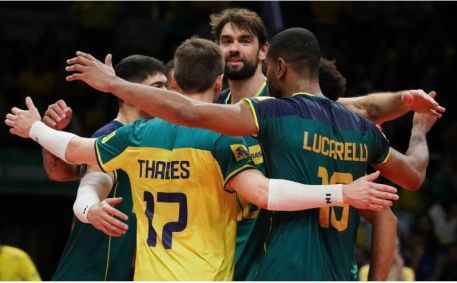 Seleção masculina de Vôlei do Brasil está garantido em Paris 2024