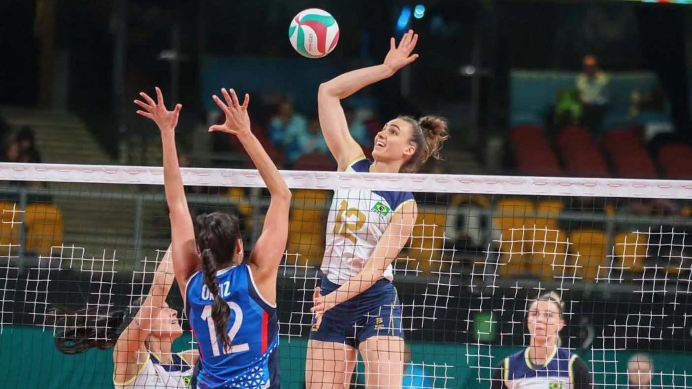Time brasileiro de vôlei feminino está invicto no Pan