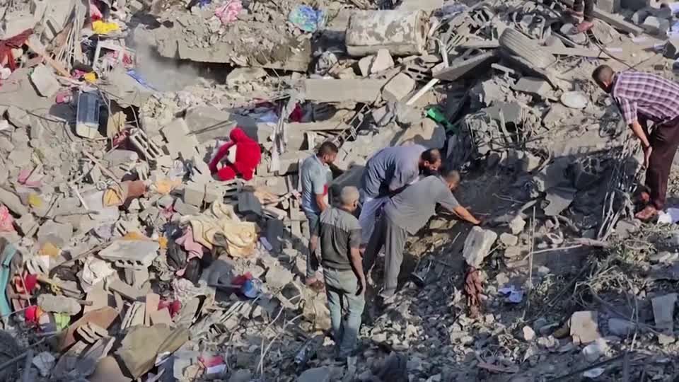 'Why is this happening to us?' says Gazan after latest  Israeli strike on Jabalia refugee camp