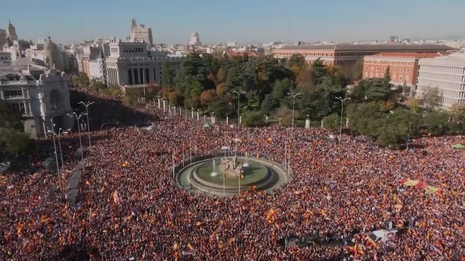 Biggest protest in Spain against Catalan amnesty law draws 170,000